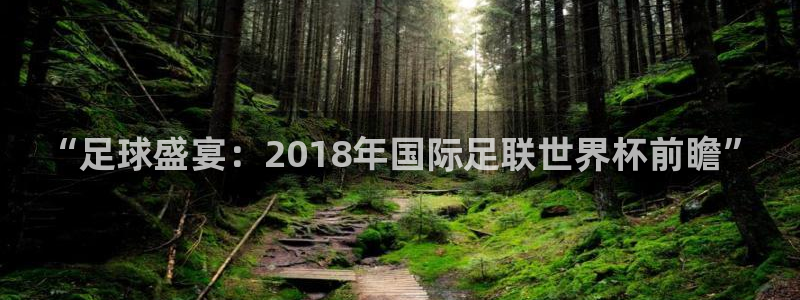 世界杯直播时间：“足球盛宴：2018年国际足联世界杯前瞻”